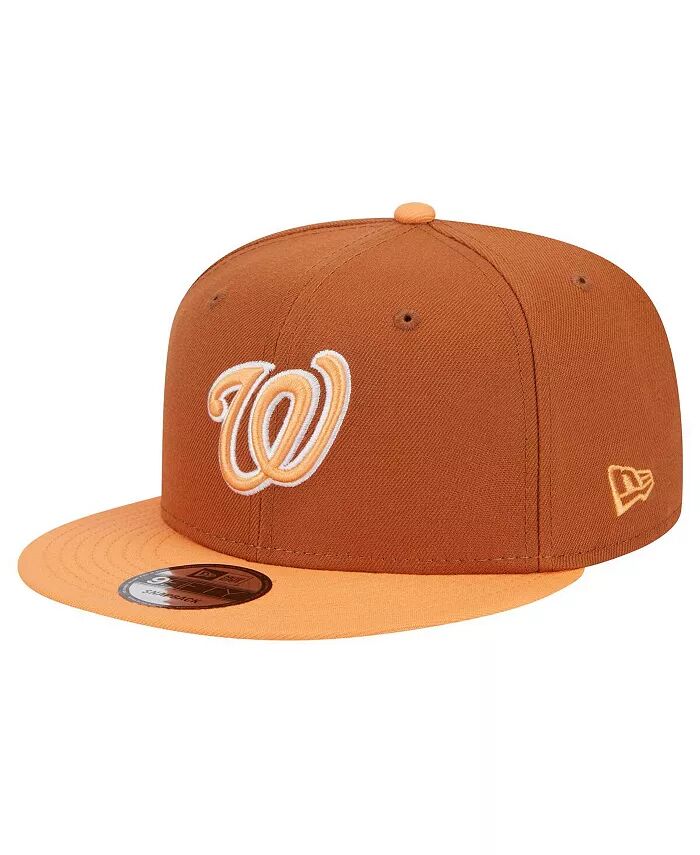 

Мужская коричневая двухцветная кепка Washington Nationals Spring Color 9FIFTY Snapback New Era, коричневый