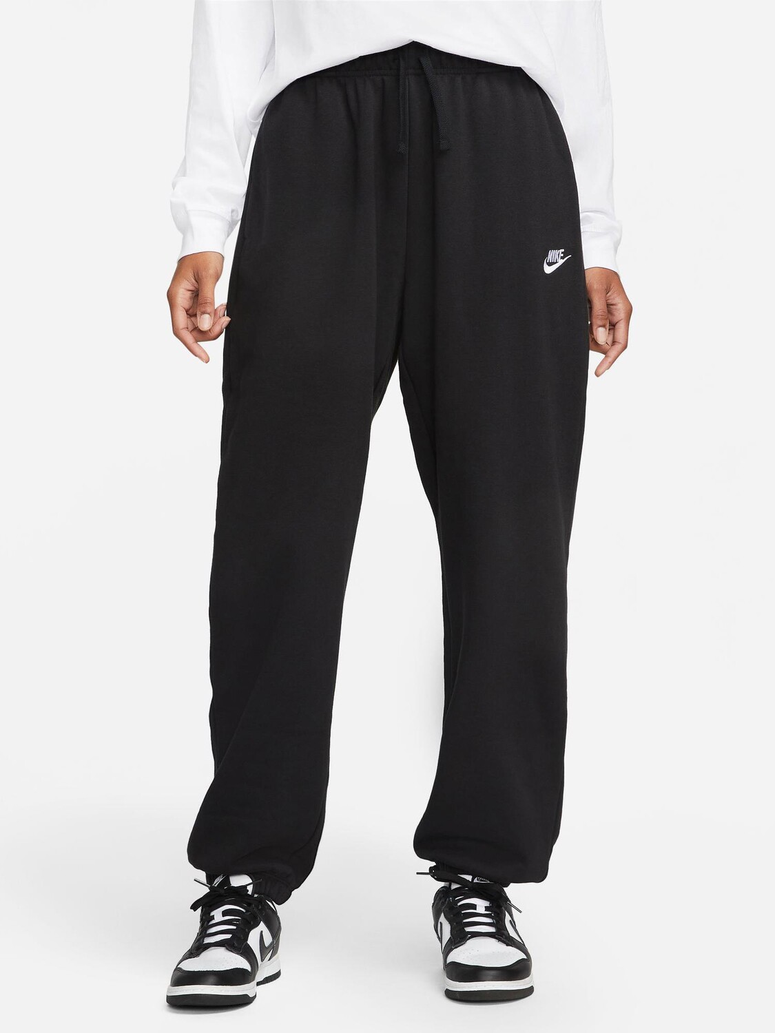 

Спортивные брюки Nike W CLUB FLC MR OS, черный