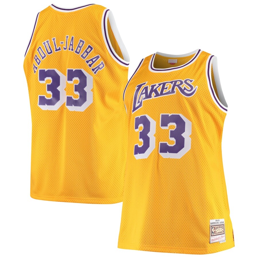 

Джерси Mitchell & Ness Los Angeles Lakers, золотой