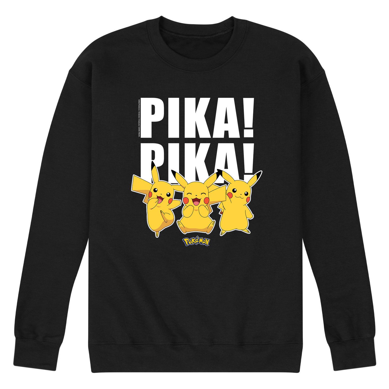 Мужская толстовка Pokemon Multi Pikachu Pika Pika Licensed Character мужская футболка с длинным рукавом pokemon pika pika pika airwaves черный