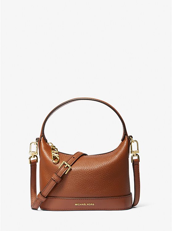 

Маленькая сумка через плечо Wythe из шагреневой кожи Michael Kors, коричневый