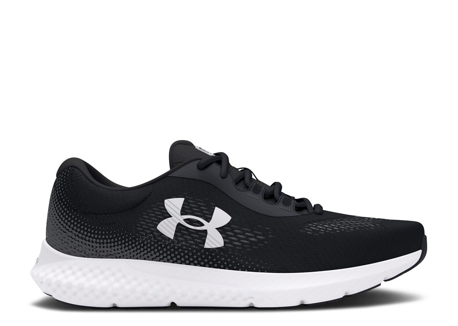 

Кроссовки Under Armour Charged Rogue 4 4E Wide 'Black White', черный