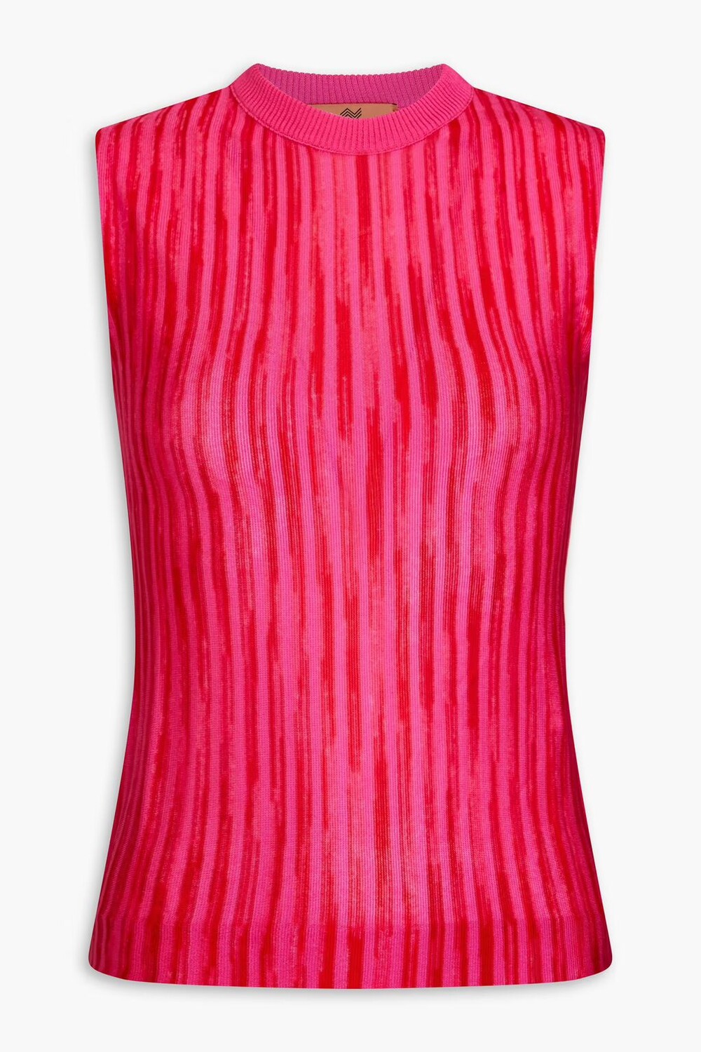 

Майка, связанная крючком, окрашенная в космос. Missoni, фуксия