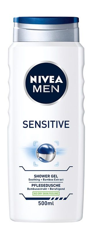 Nivea Men Sensitive гель для душа, 500 ml nivea men sensitive pro menmalist liquid shave cream