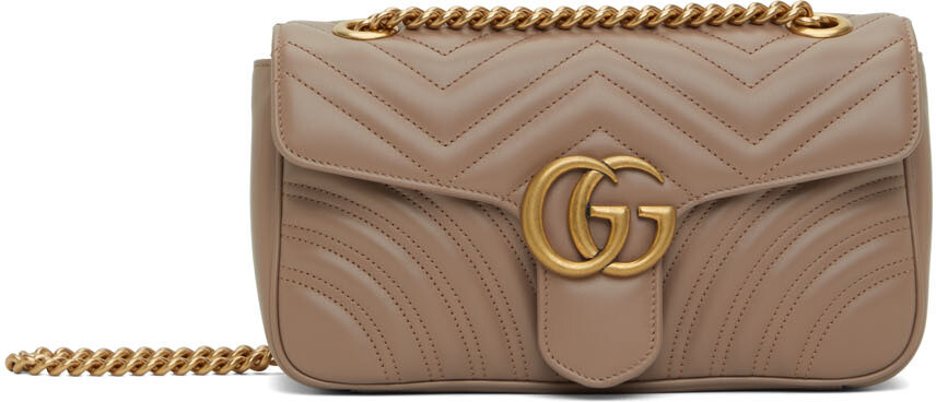

Розовая маленькая сумка через плечо GG Marmont 2.0 Gucci