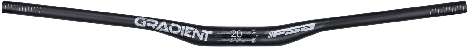 

Руль Gradient Carbon Riser 20 FSA, черный