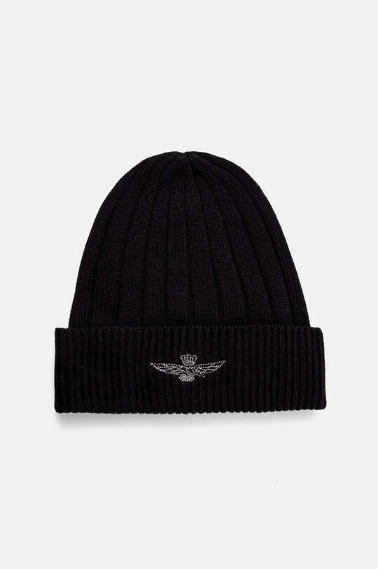 

Хлопковая шапка Aeronautica Militare, черный