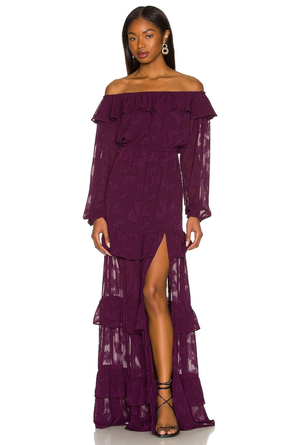 

Платье макси Tularosa Sienna, цвет Berry Red