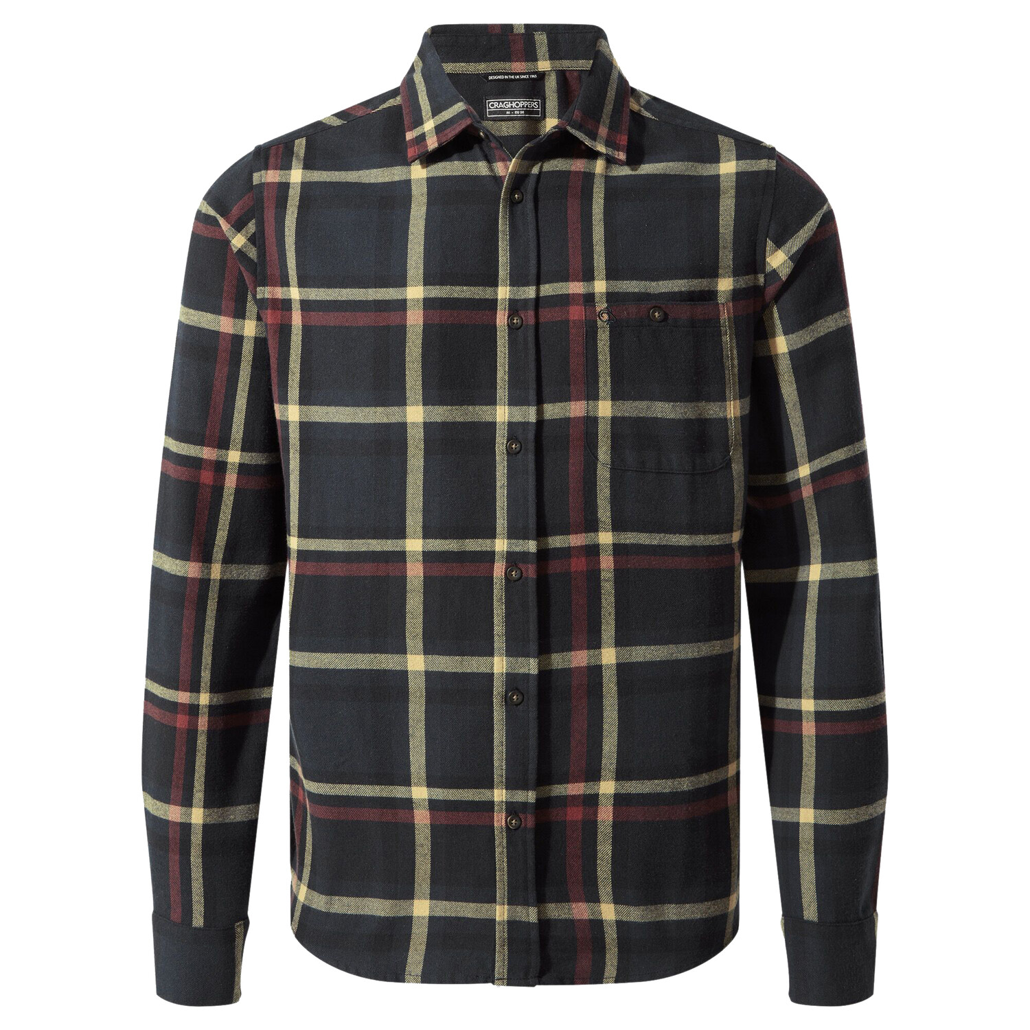 

Рубашка Craghoppers Langarm Wald, цвет Blue Navy Check