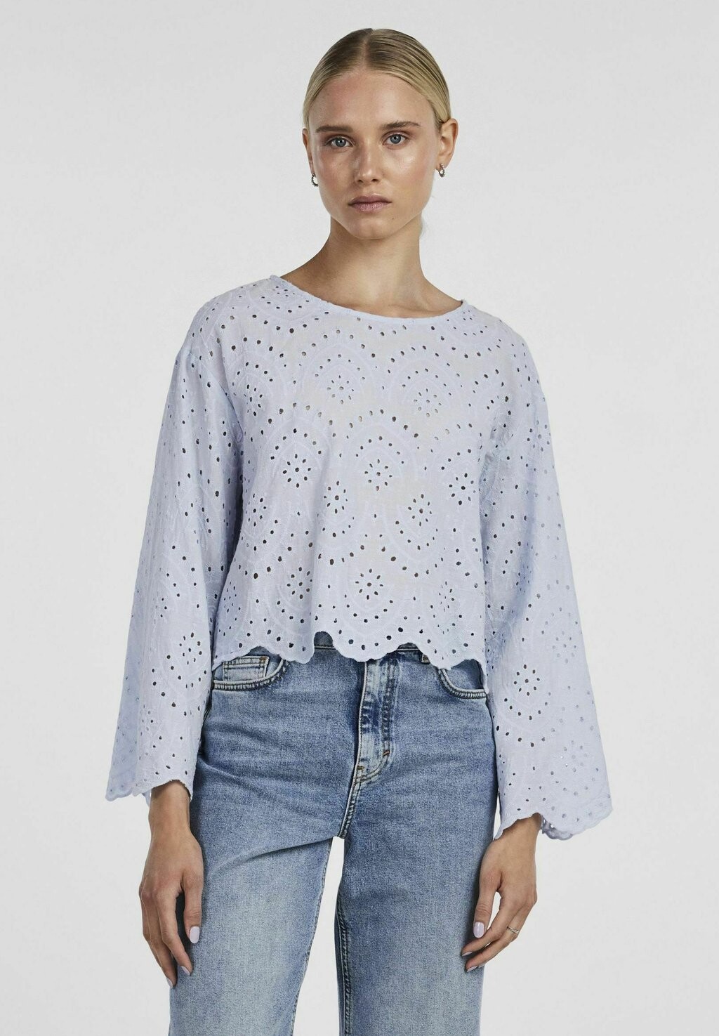 

Блузка Pieces LANGARM PCJANNI, цвет kentucky blue