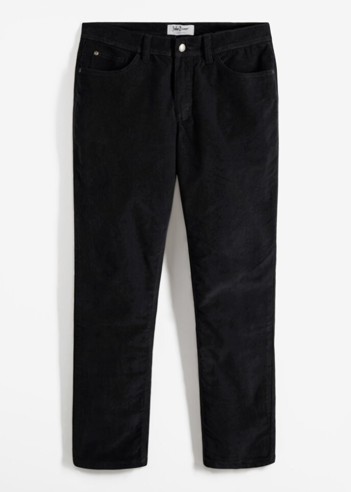 

Прямые вельветовые термобрюки стандартного кроя John Baner Jeanswear, черный