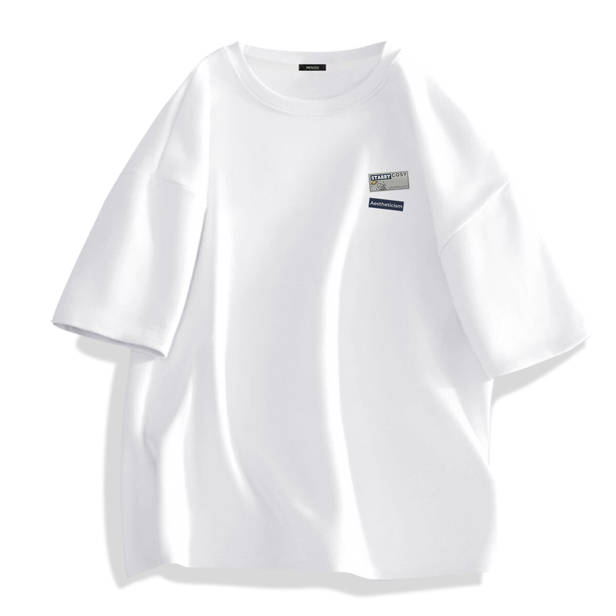 

Футболка унисекс Miniso, цвет Shallow rice (H Star Dream Chest Mark)