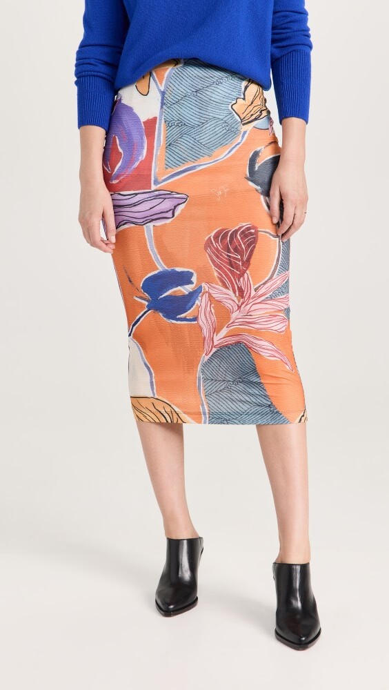 

Юбка Stella Jean Lounghette Stretch, оранжевый