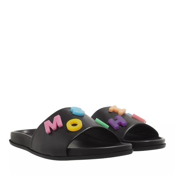 

Сандалии sabotd millerighe25 vitello Moschino, черный