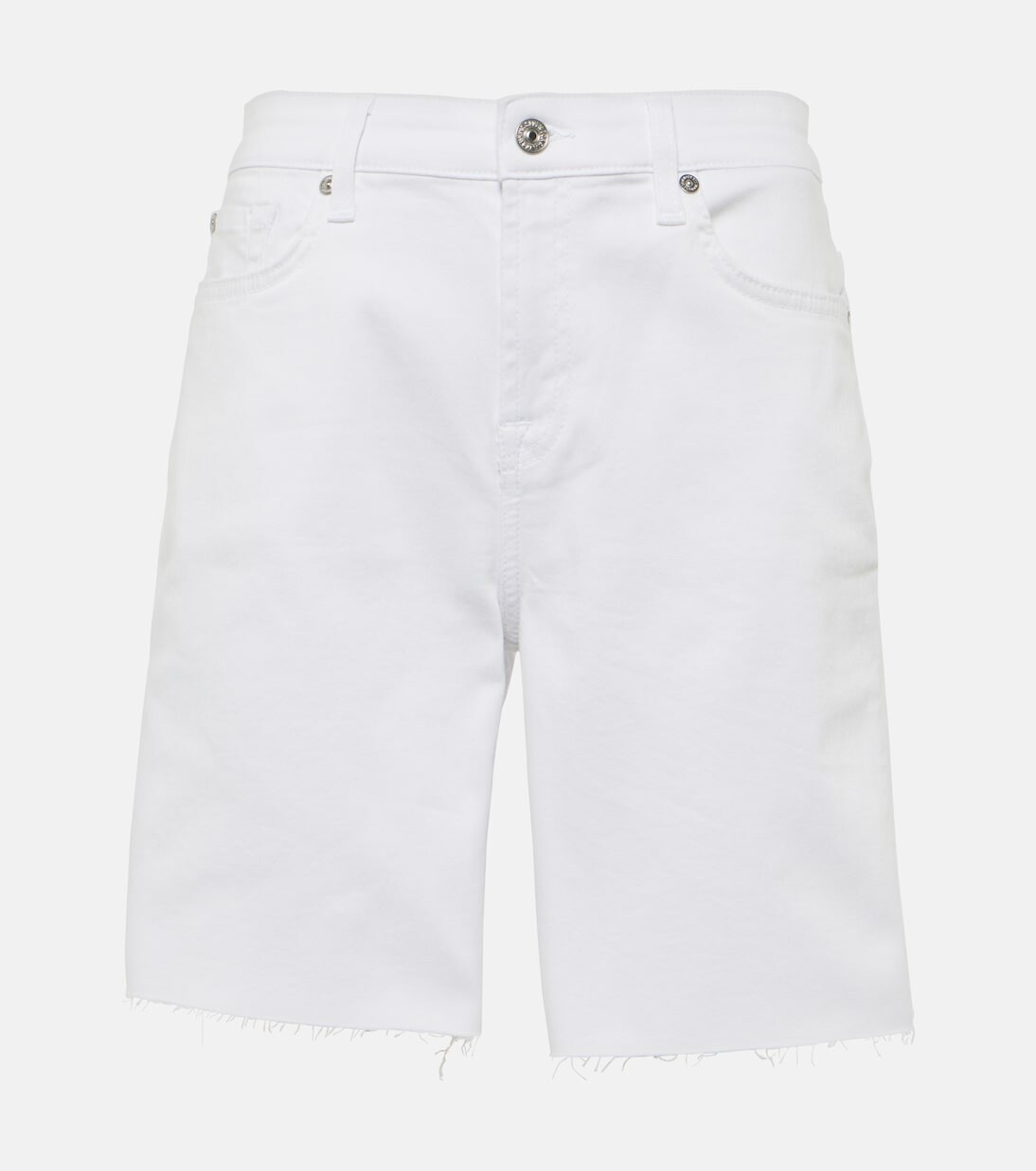 

Шорты Boy Shorts со средней посадкой 7 For All Mankind, белый