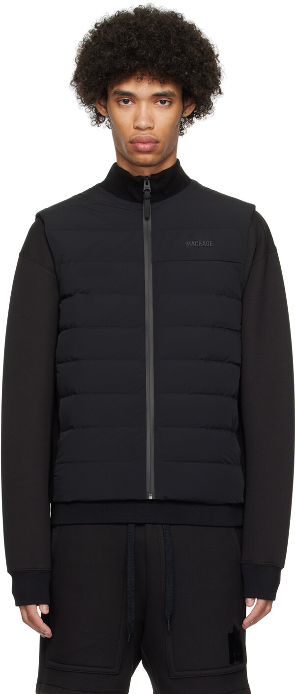 

Черный пуховик Jacob Mackage