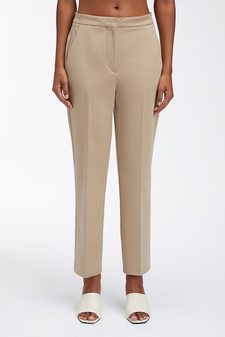 

Короткие строгие брюки Calvin Klein, бежевый