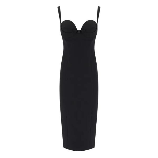 

Платье sheath dress with bow Elisabetta Franchi, черный