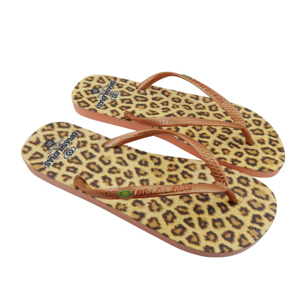 

Шлепанцы Brasileras Printed 21 Tiger, коричневый