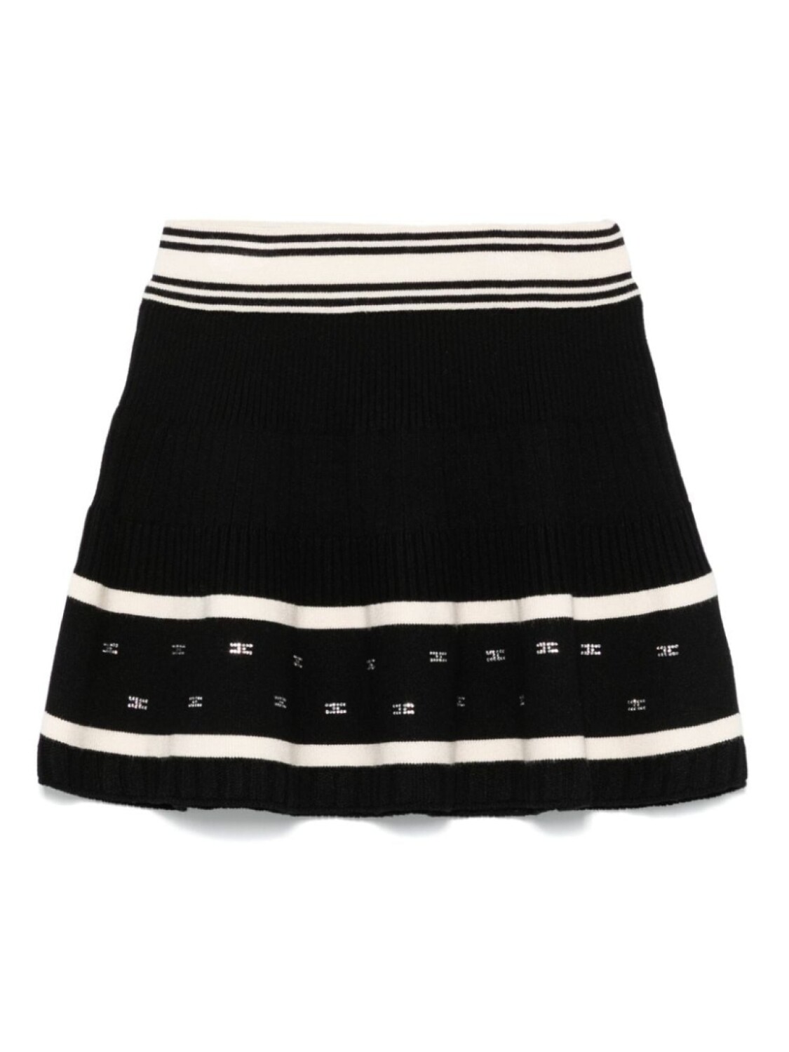 

Elisabetta Franchi La Mia Bambina мини-юбка с логотипом, черный