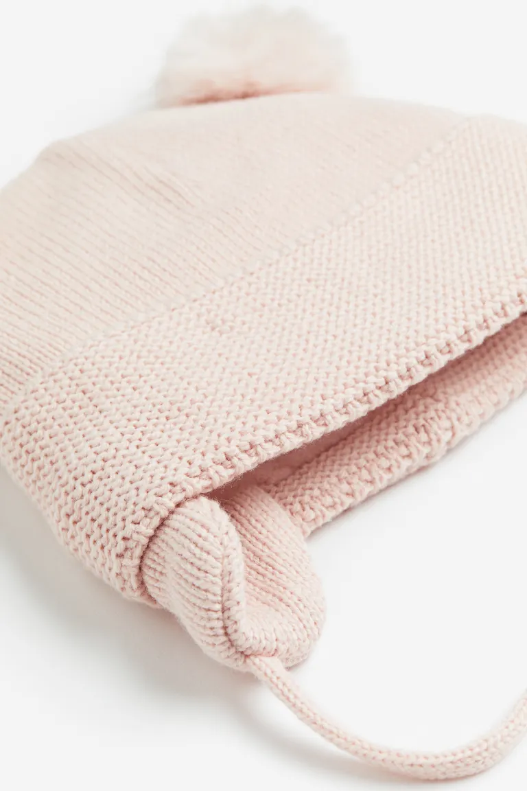 цена Мягкая шапка на флисовой подкладке с наушниками H&M, розовый