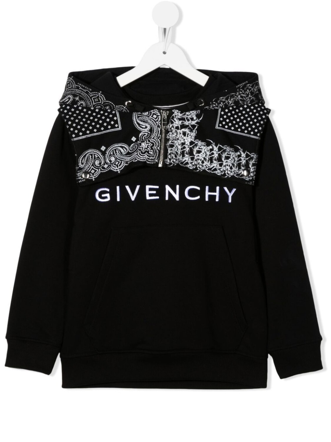 

Givenchy Kids худи с логотипом, черный