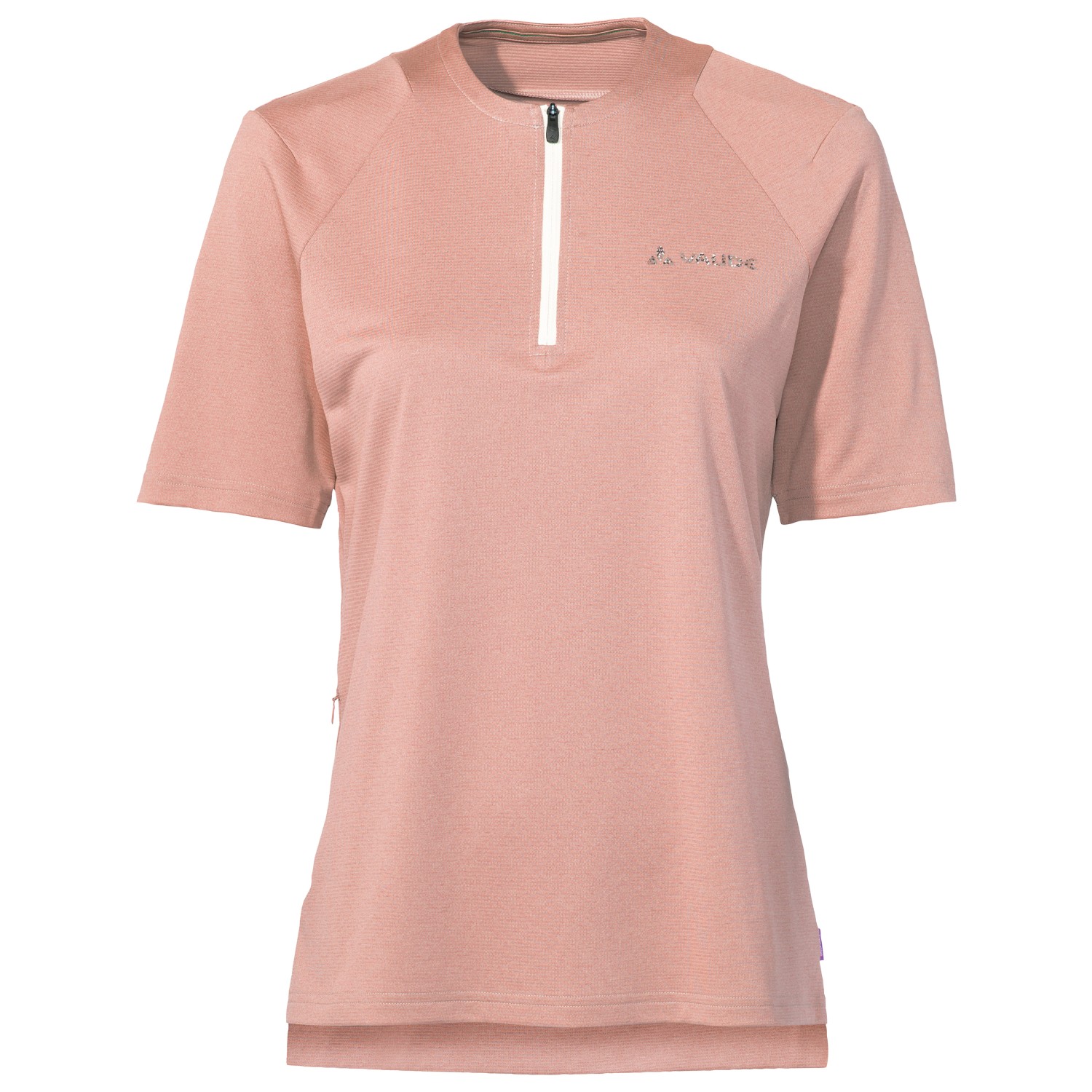 Велосипедный трикотаж Vaude Women's Tremalzo Q Zip Shirt, цвет Soft Rose