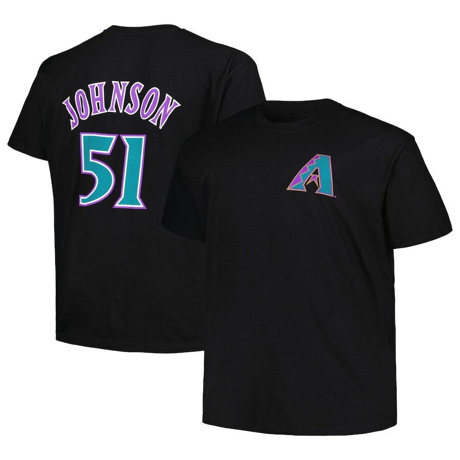 

Футболка с именем и номером Profile Arizona Diamondbacks, черный