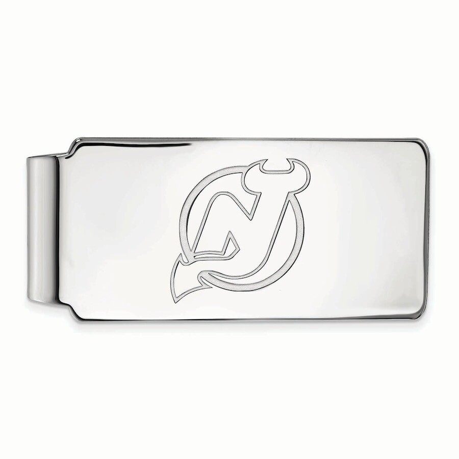 

Зажим для денег LogoArt New Jersey Devils, серебряный