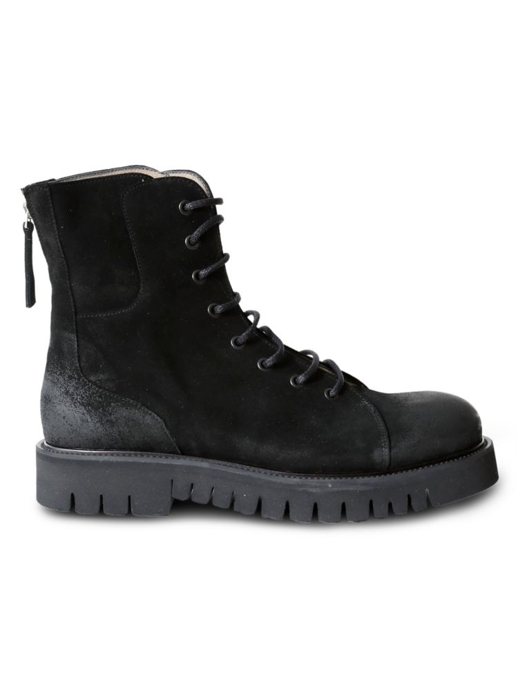 Замшевые армейские ботинки на молнии Emiliano Baccarini, черный замшевые ботинки на молнии iguelle черный