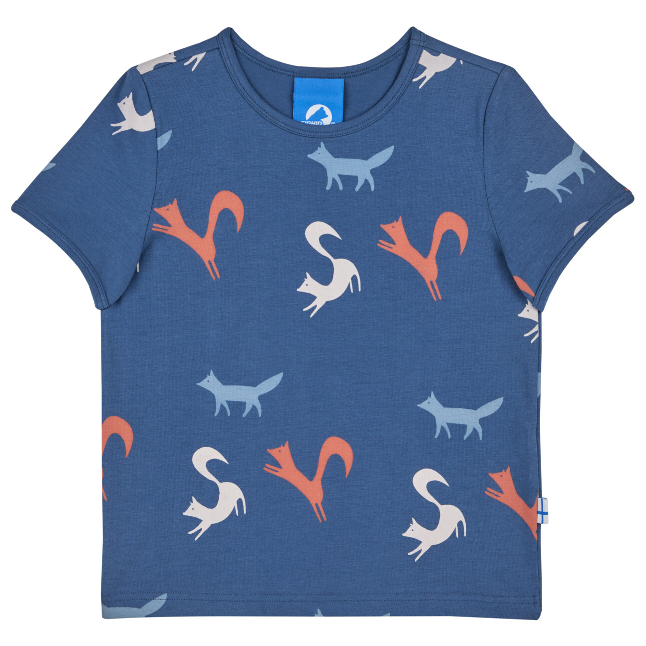 

Футболка Finkid Kid's Ilta, цвет Denim