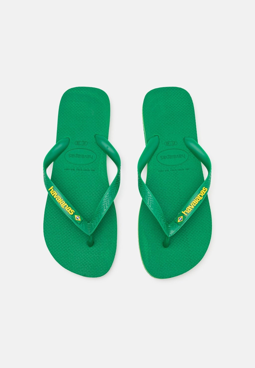 

Шлепанцы BRASIL LOGO UNISEX Havaianas, цвет patria green/yellow citrico
