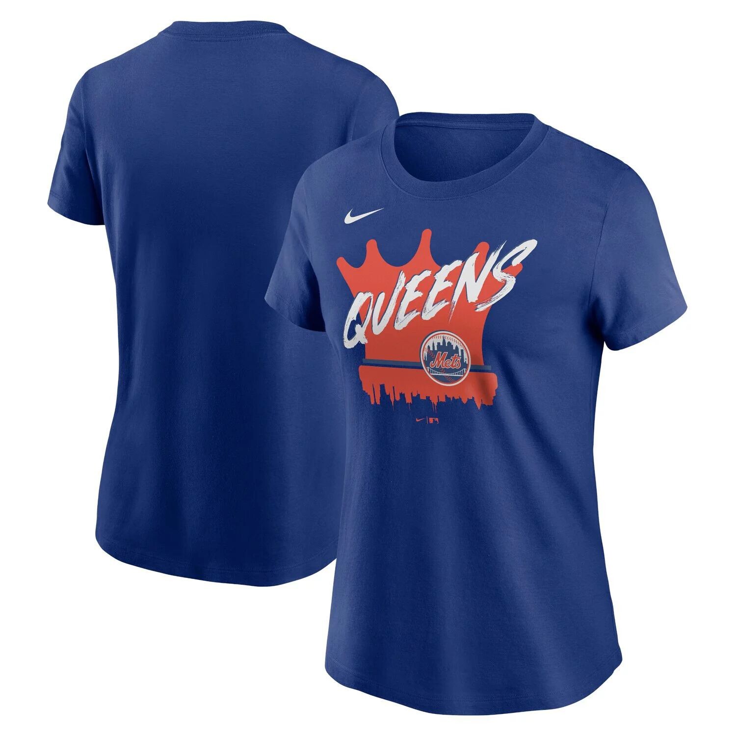 

Женская футболка Nike Royal New York Mets Local Team Nike