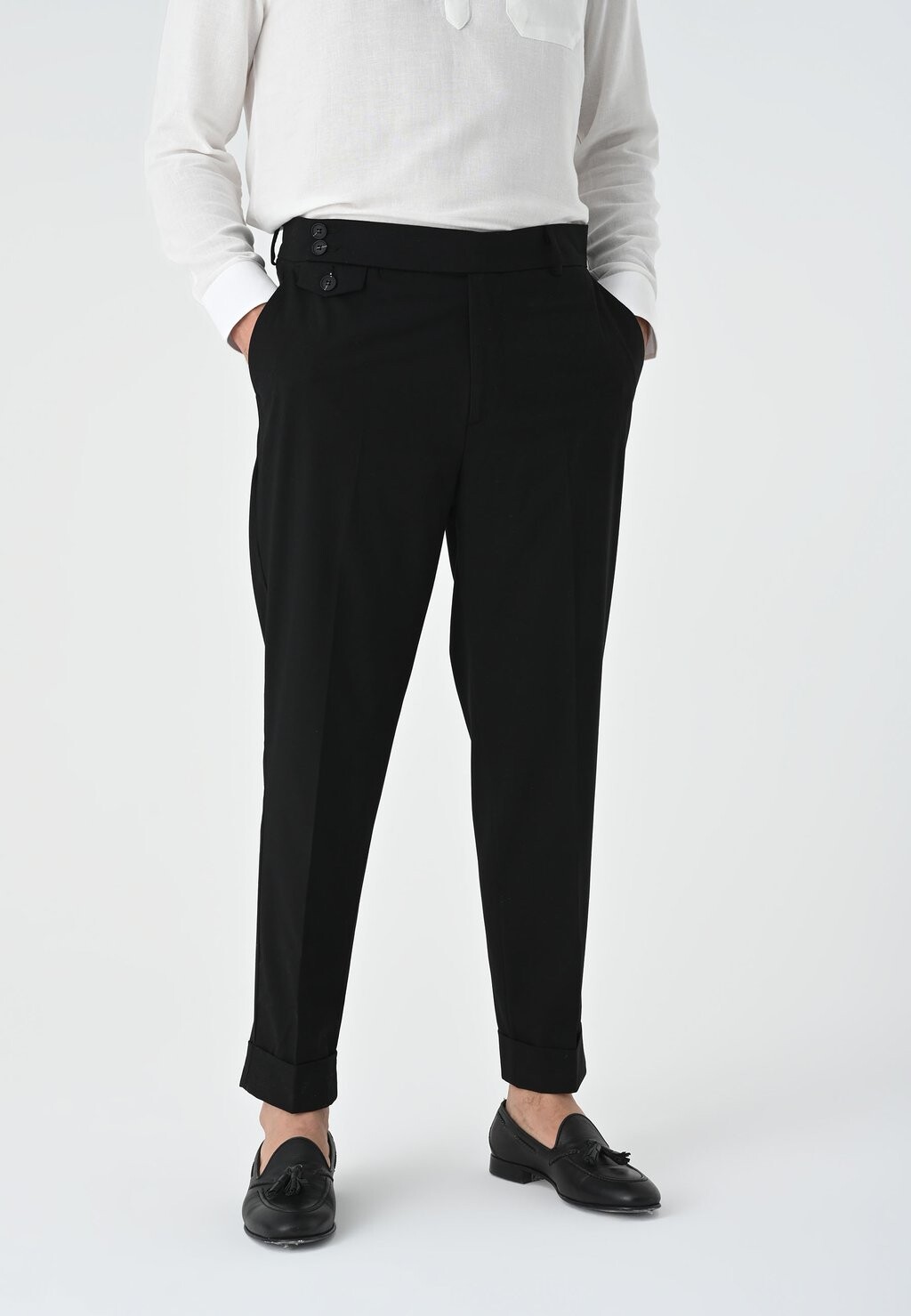 

Брюки Pleated With Button Detailed Antioch, черный
