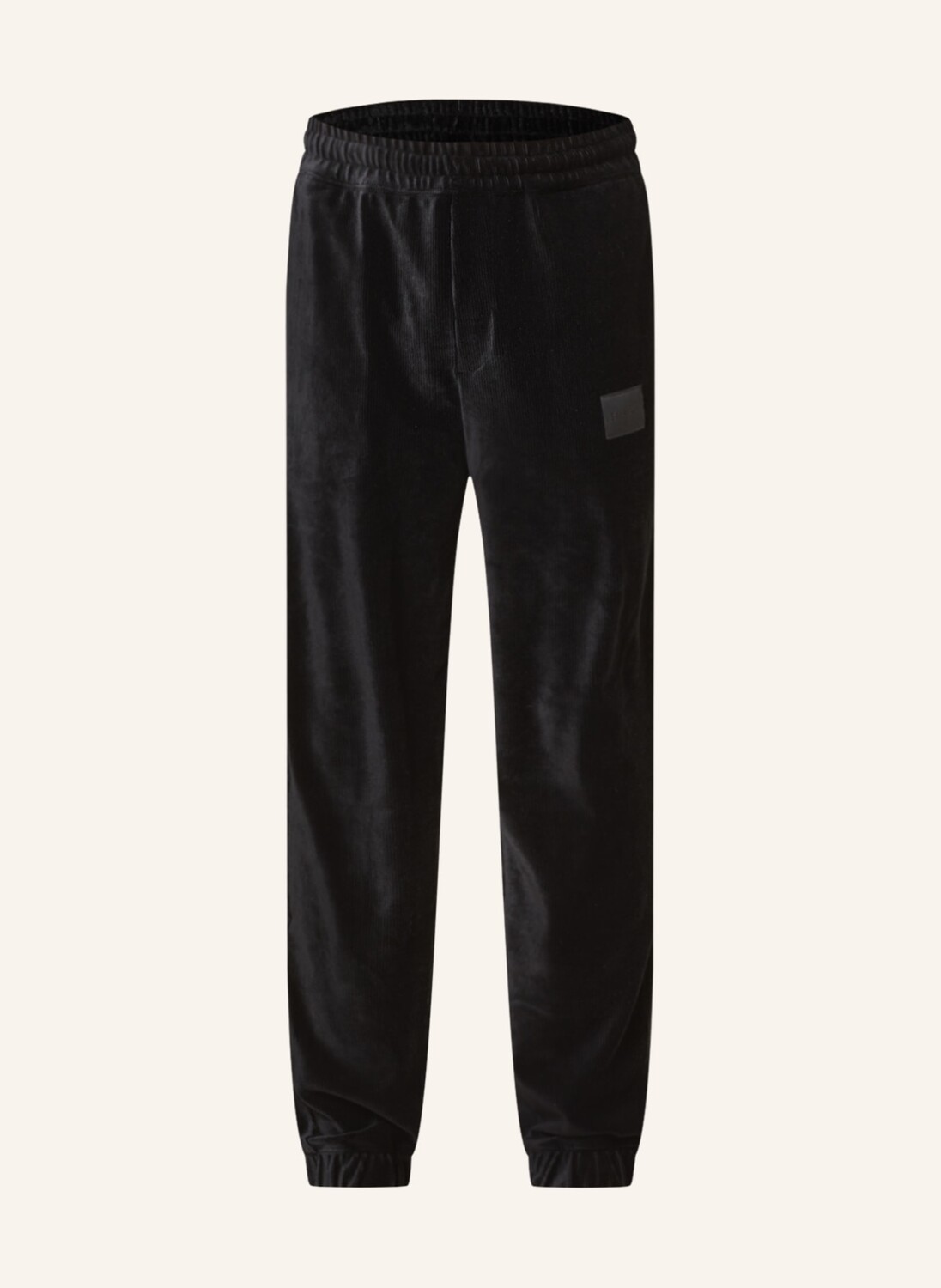 

Вельветовые брюки HUGO DAMTANTS im Jogging-Stil, черный