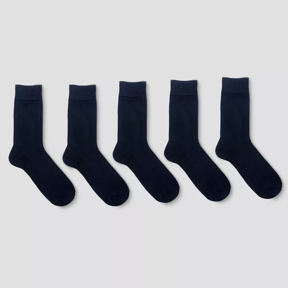 

Мужские носки с плоским плетением, 5 пар - Goodfellow & Co, цвет Black