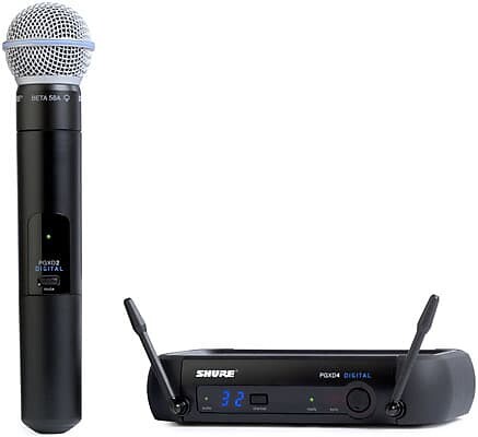 

Беспроводная микрофонная система Shure PGXD24/BETA58 Wireless Microphone System with Beta 58A (Band X8: 902 - 928 MHz)