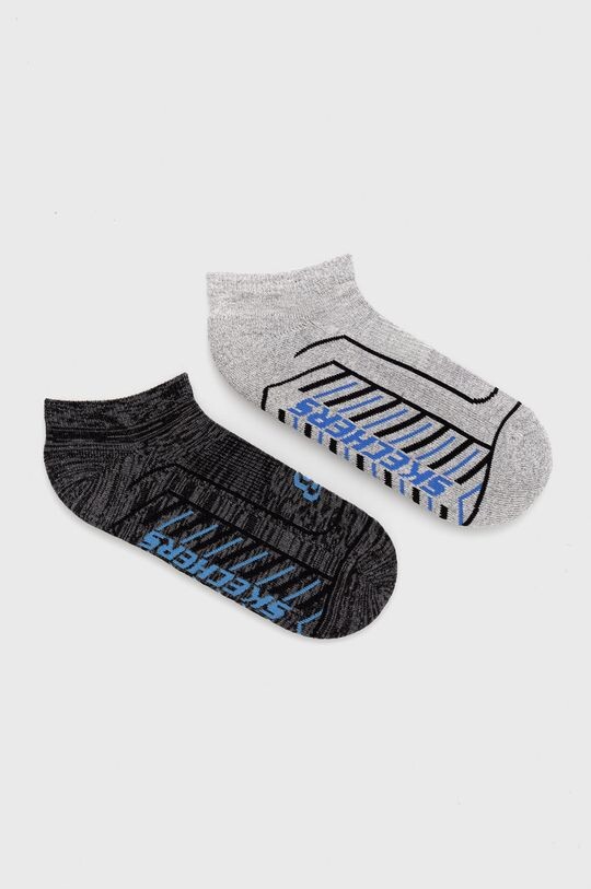

Носки (2 шт.) Skechers, серый