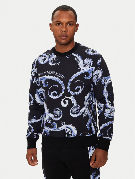 

Толстовка regular fit Versace Jeans Couture, черный