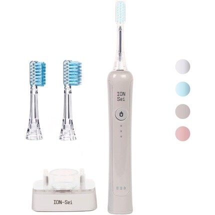 

Электрическая зубная щетка ION-Sei Запатентованная ионная звуковая зубная щетка из Японии для электронной и ионной чистки зубов и ухода за деснами Moon Grey