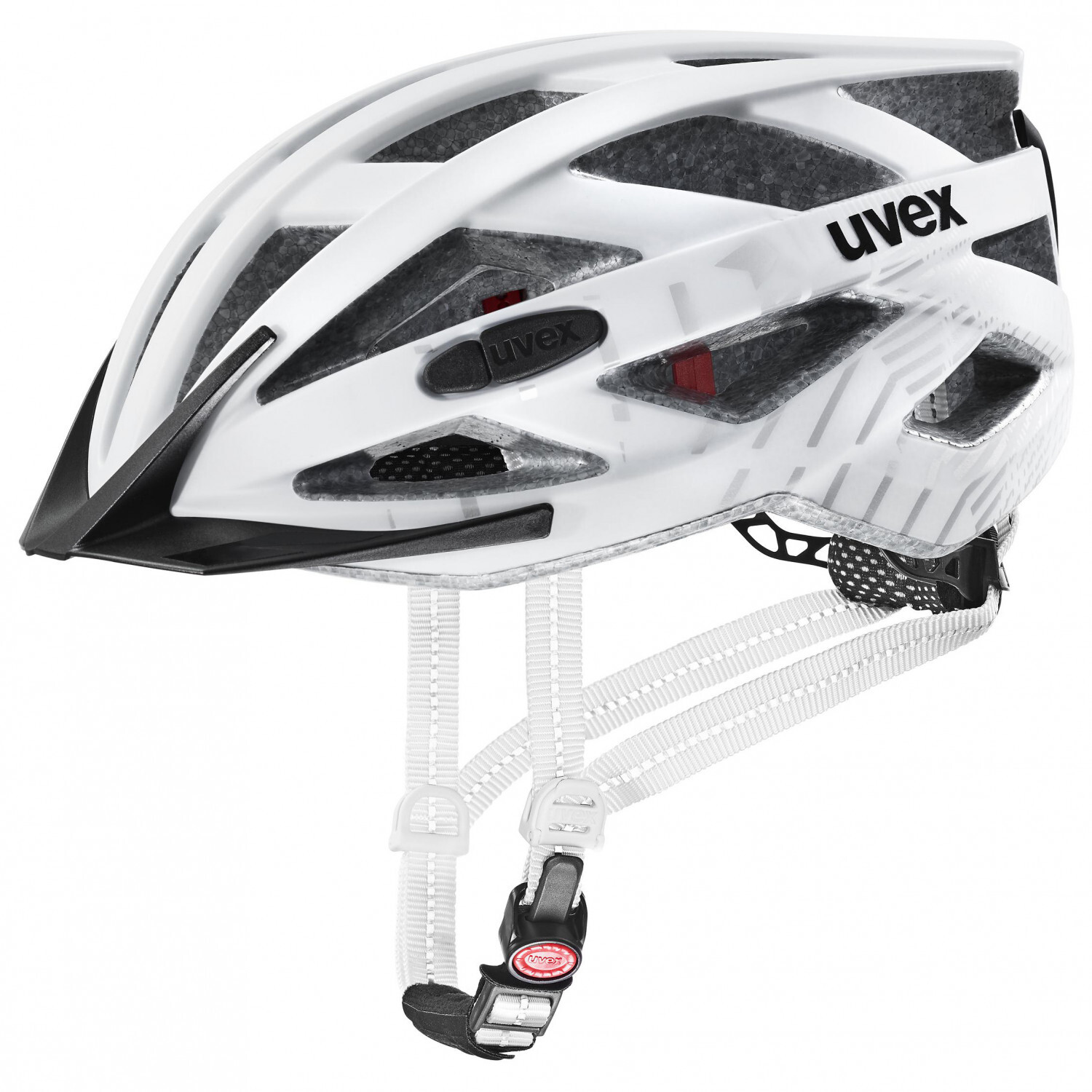 

Велосипедный шлем Uvex City I Vo, цвет White/Black Mat