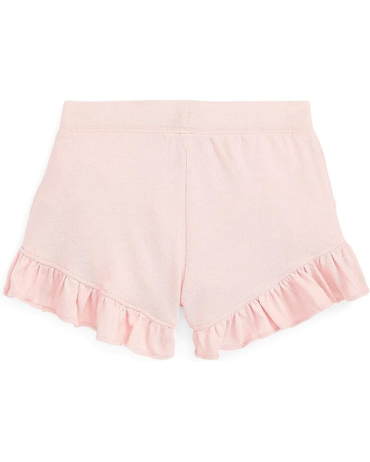 

Шорты Polo Ralph Lauren Ruffled Cotton Mesh Shorts, цвет Hint Of Pink