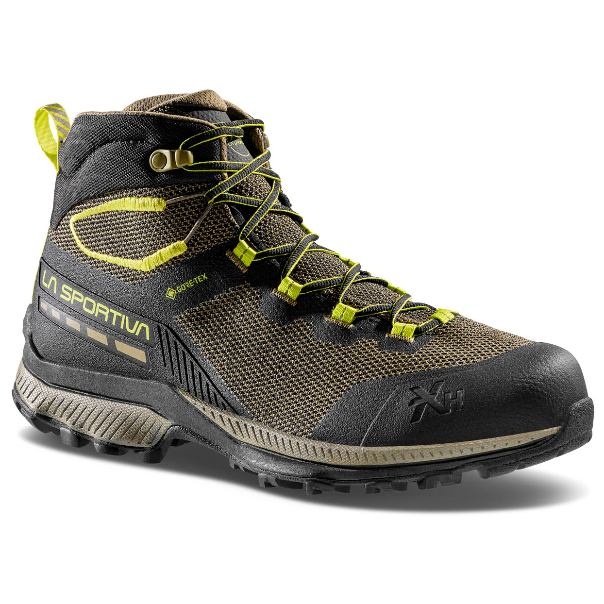 Ботинки для прогулки La Sportiva TX Hike Mid GTX, цвет Black/Lime Punch походная обувь la sportiva tx hike goretex черный