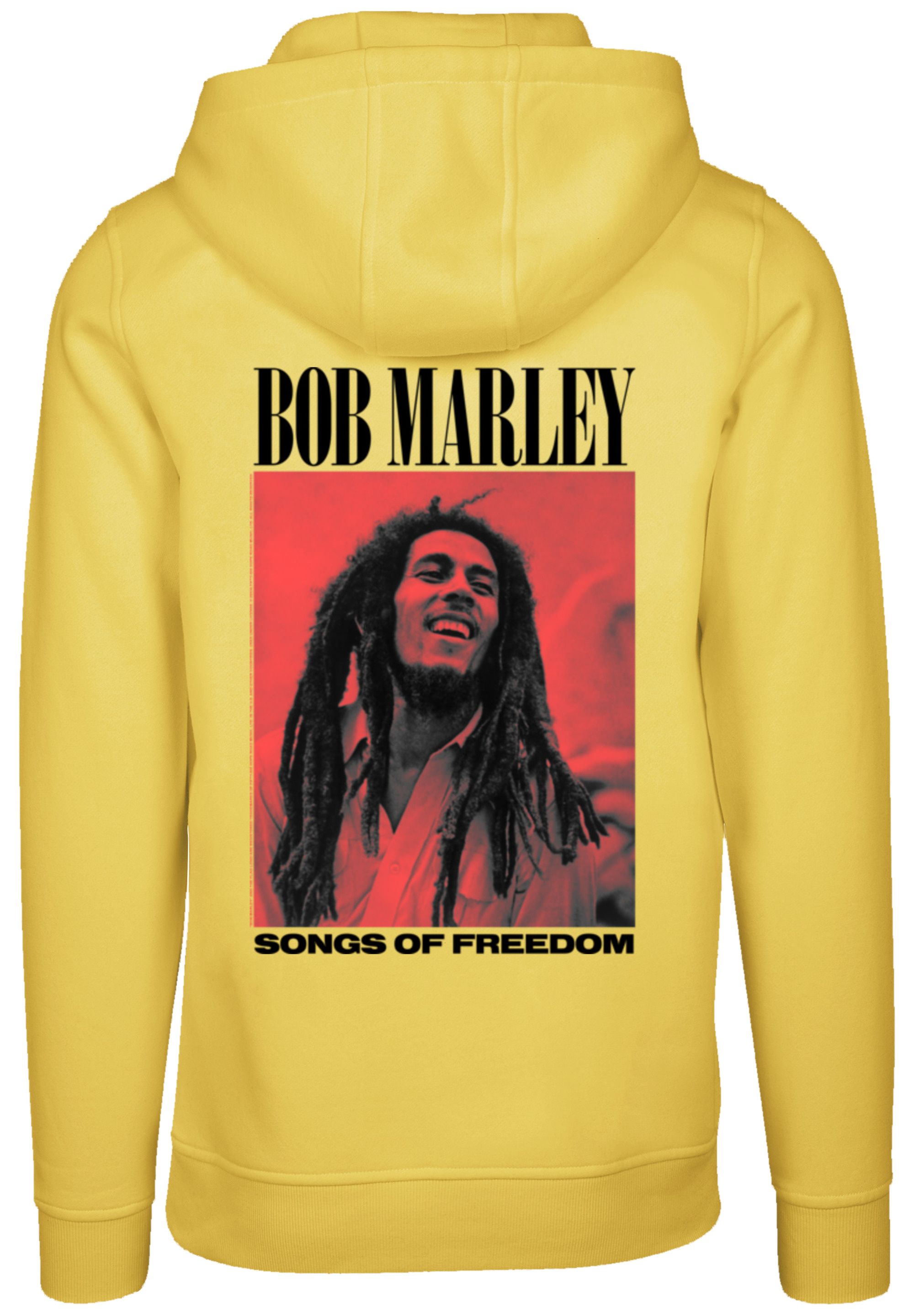 Пуловер F4NT4STIC Hoodie Bob Marley Songs Of Freedom Reggae Music, цвет taxi yellow