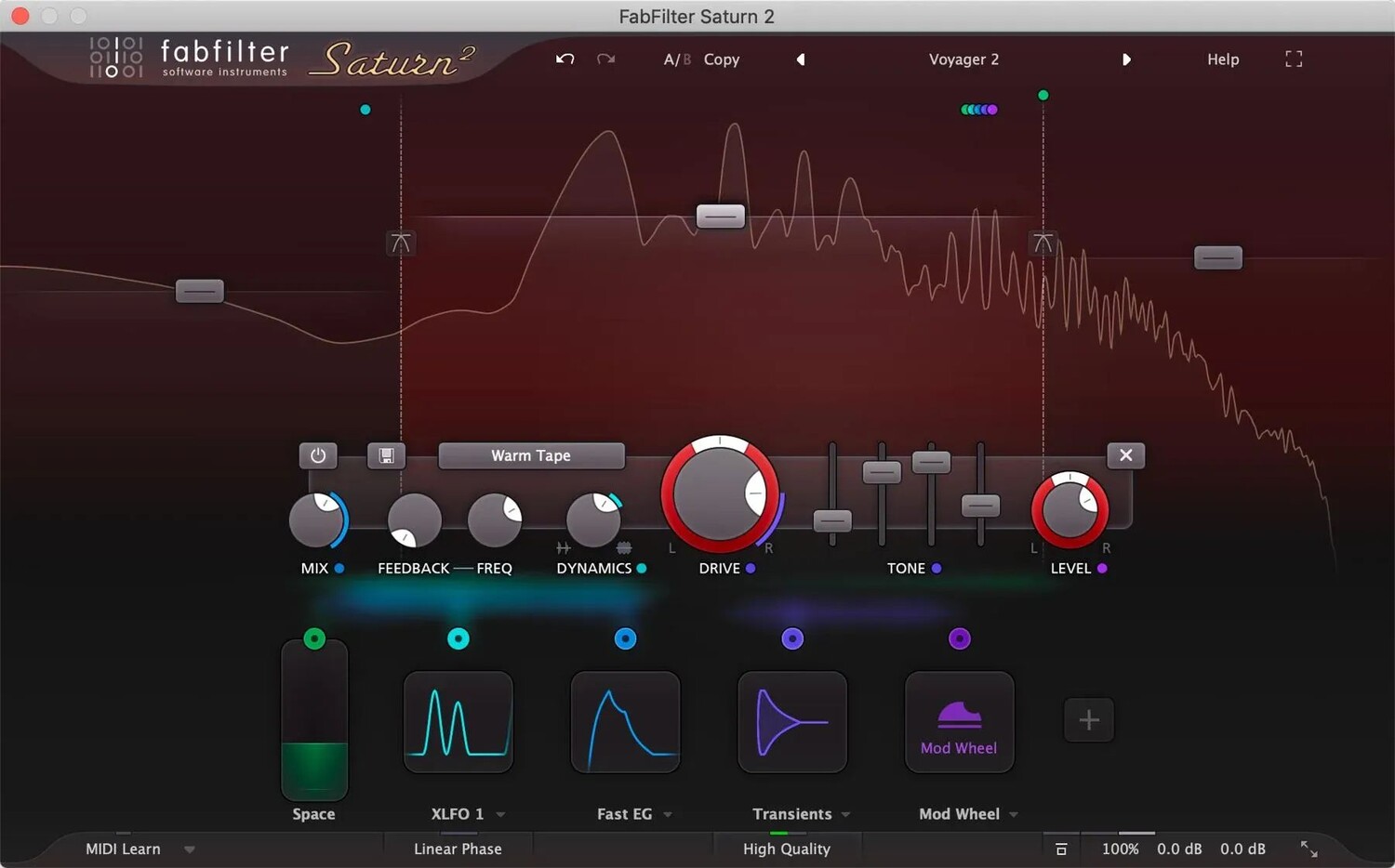 

FabFilter Saturn 2 — обновление с Saturn 1