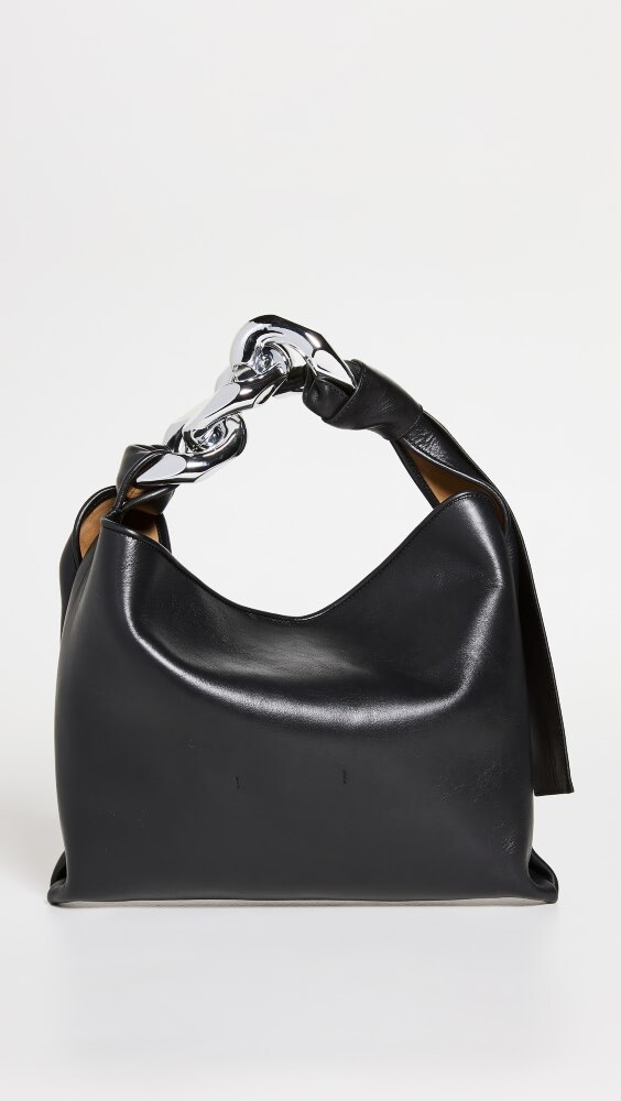 

Сумка через плечо JW Anderson Small Chain Hobo, черный