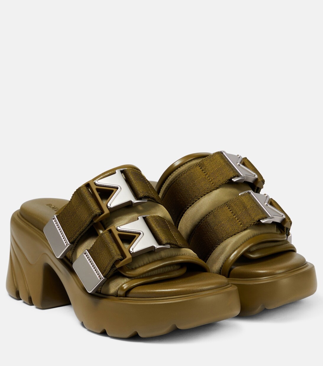 

Стеганые мюли Flash Bottega Veneta, зеленый