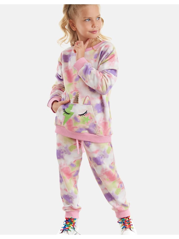 

Спортивная куртка Denokids Trainingsanzug Tie Dye Unicorn, цвет multicolor