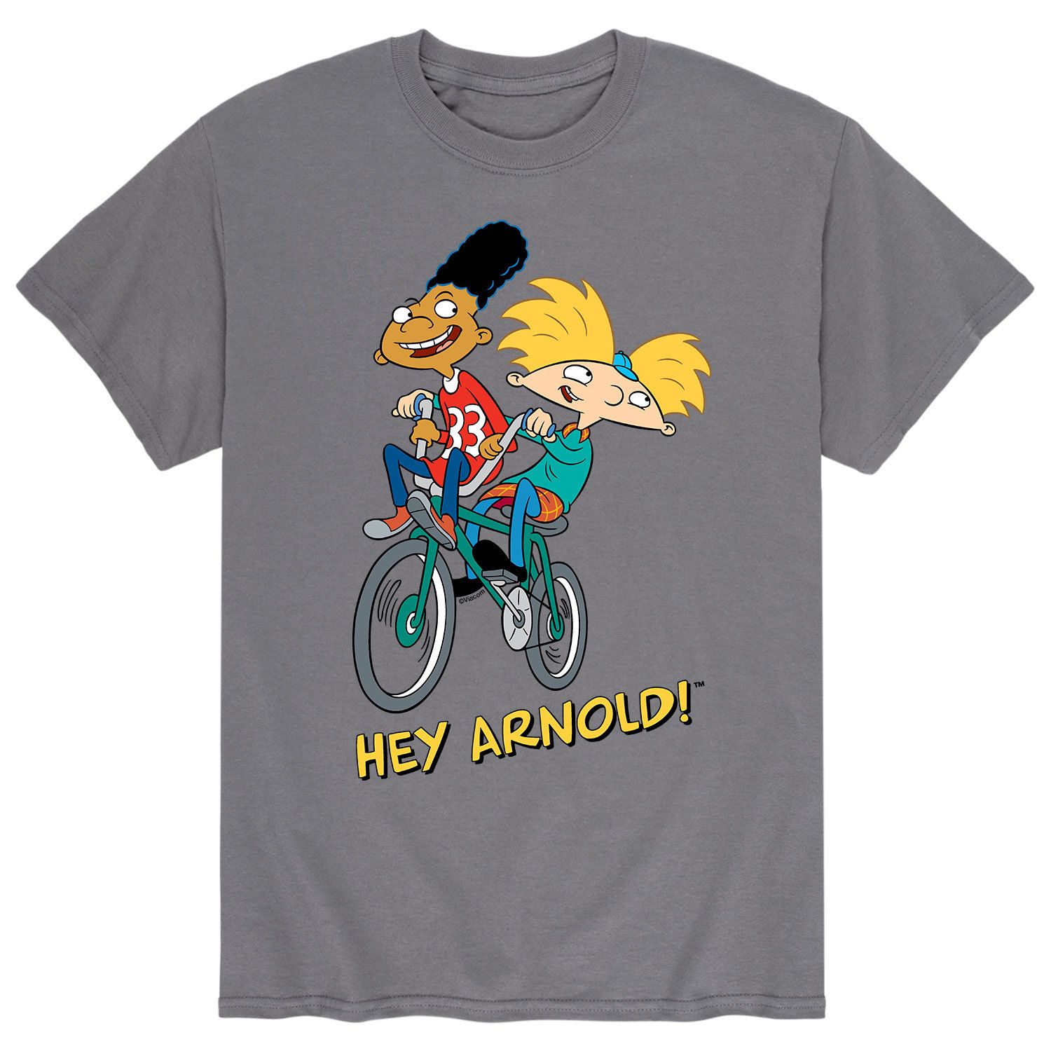 Мужской «Эй, Арнольд!» Велосипедная футболка Licensed Character