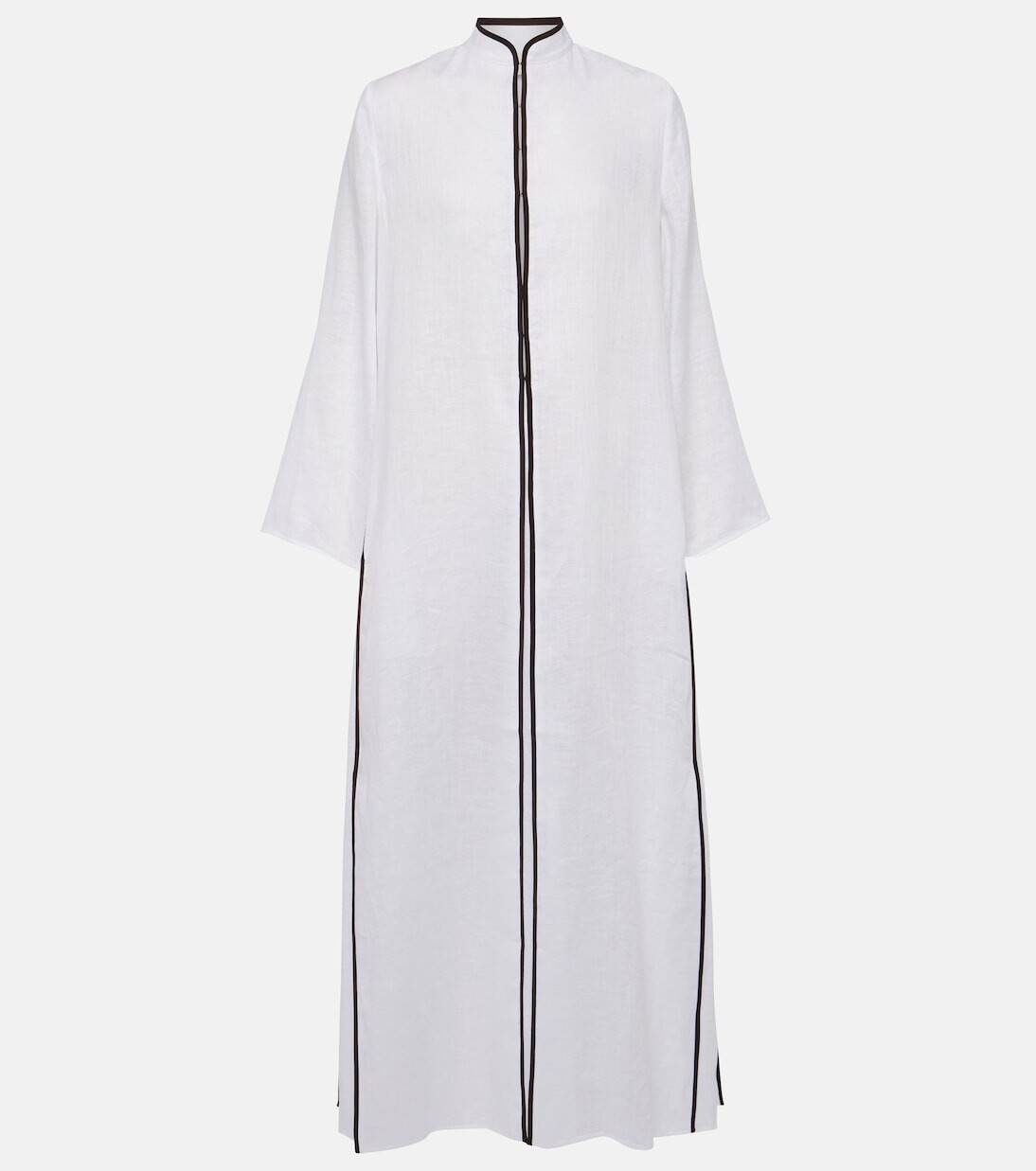 

Льняной кафтан Tory Burch, белый